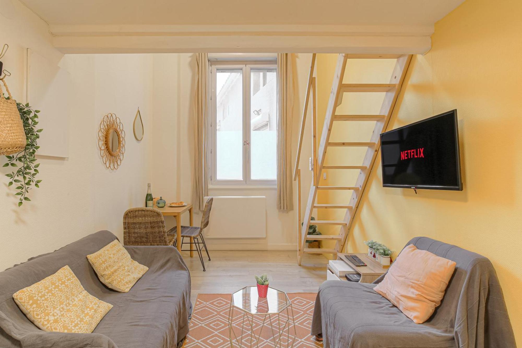 Апартаменты Duplex, Boheme Et Fonctionnel Proche Gratte-Ciel Вийёрбан Экстерьер фото